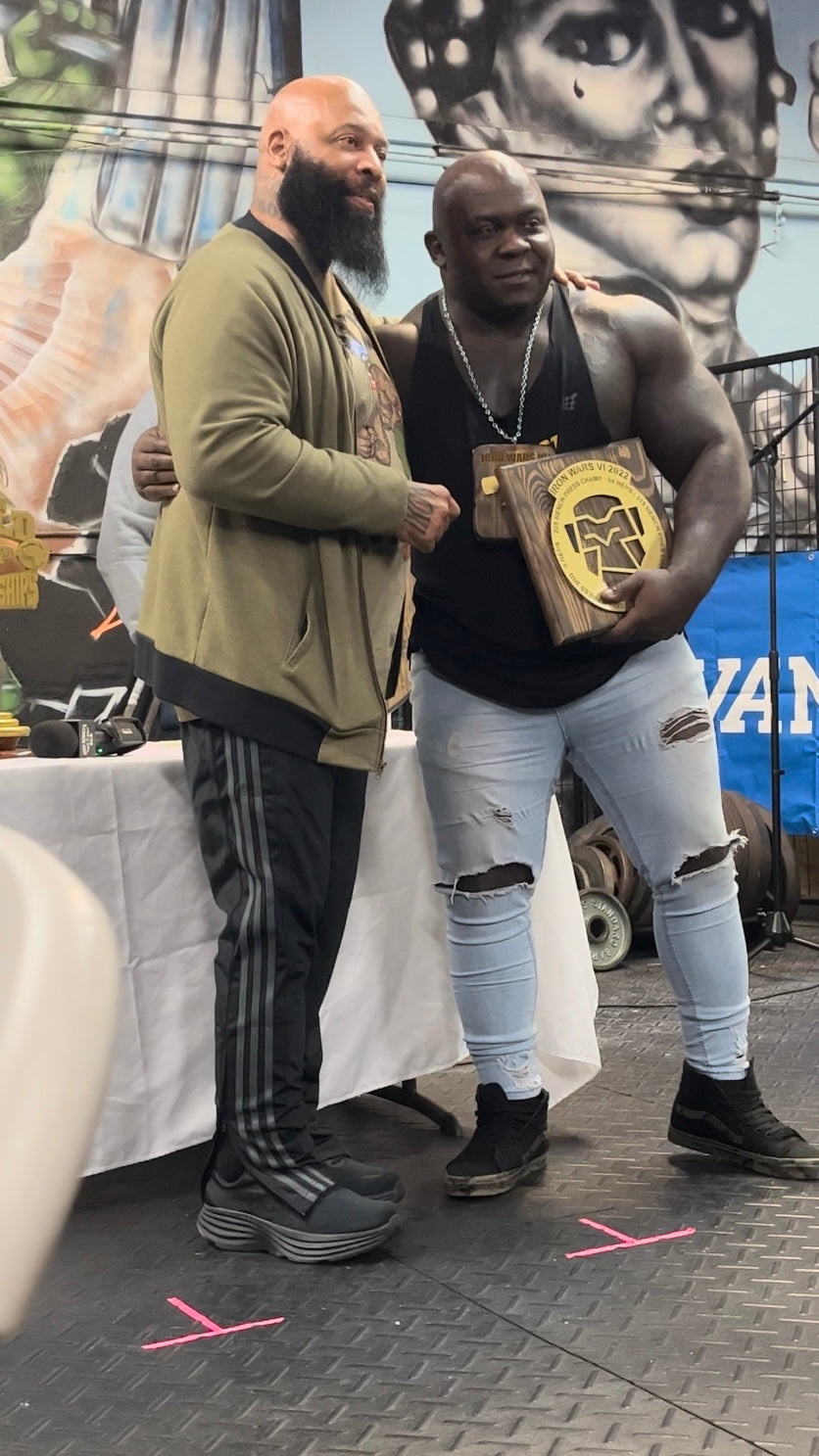 Iron Wars VII award presentation at Iron Addicts Gym
