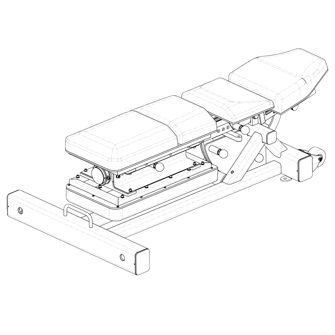 Engineering drawing showing the contoured performance surface selected on the current Joint Ops prototype