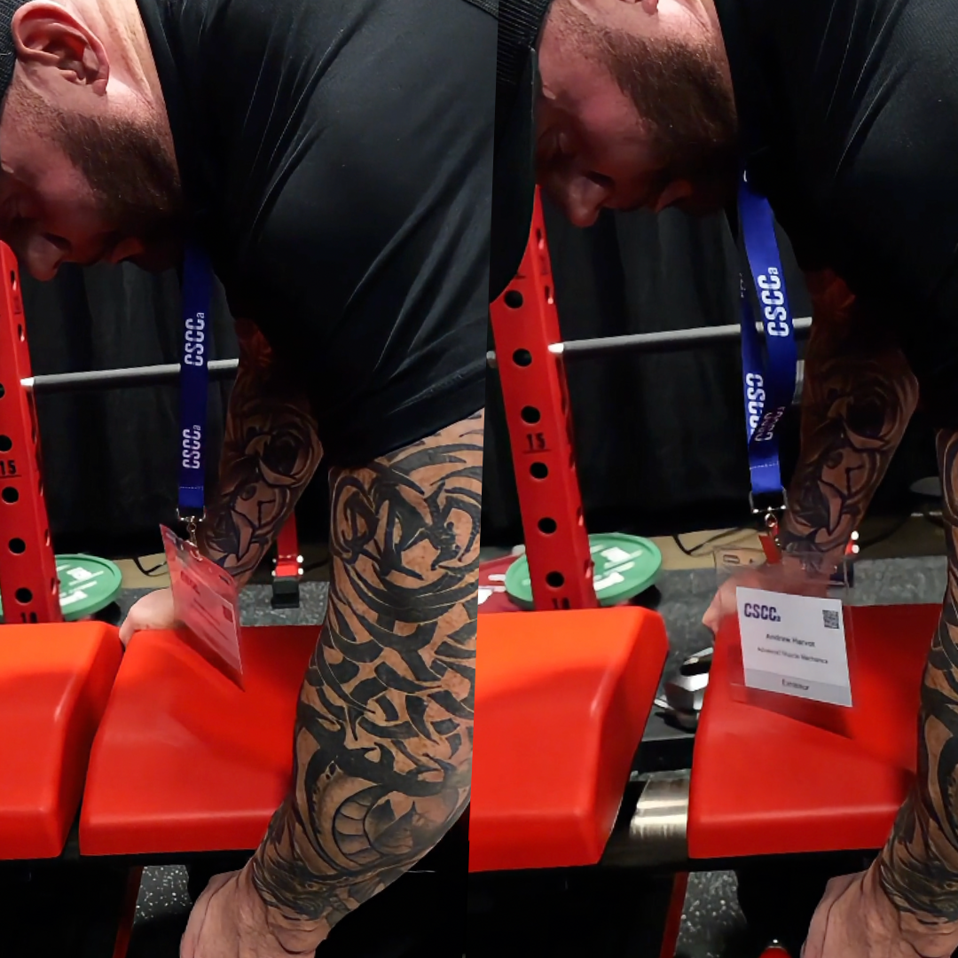Operator adjusting the lumbar support on the current Joint Ops prototype