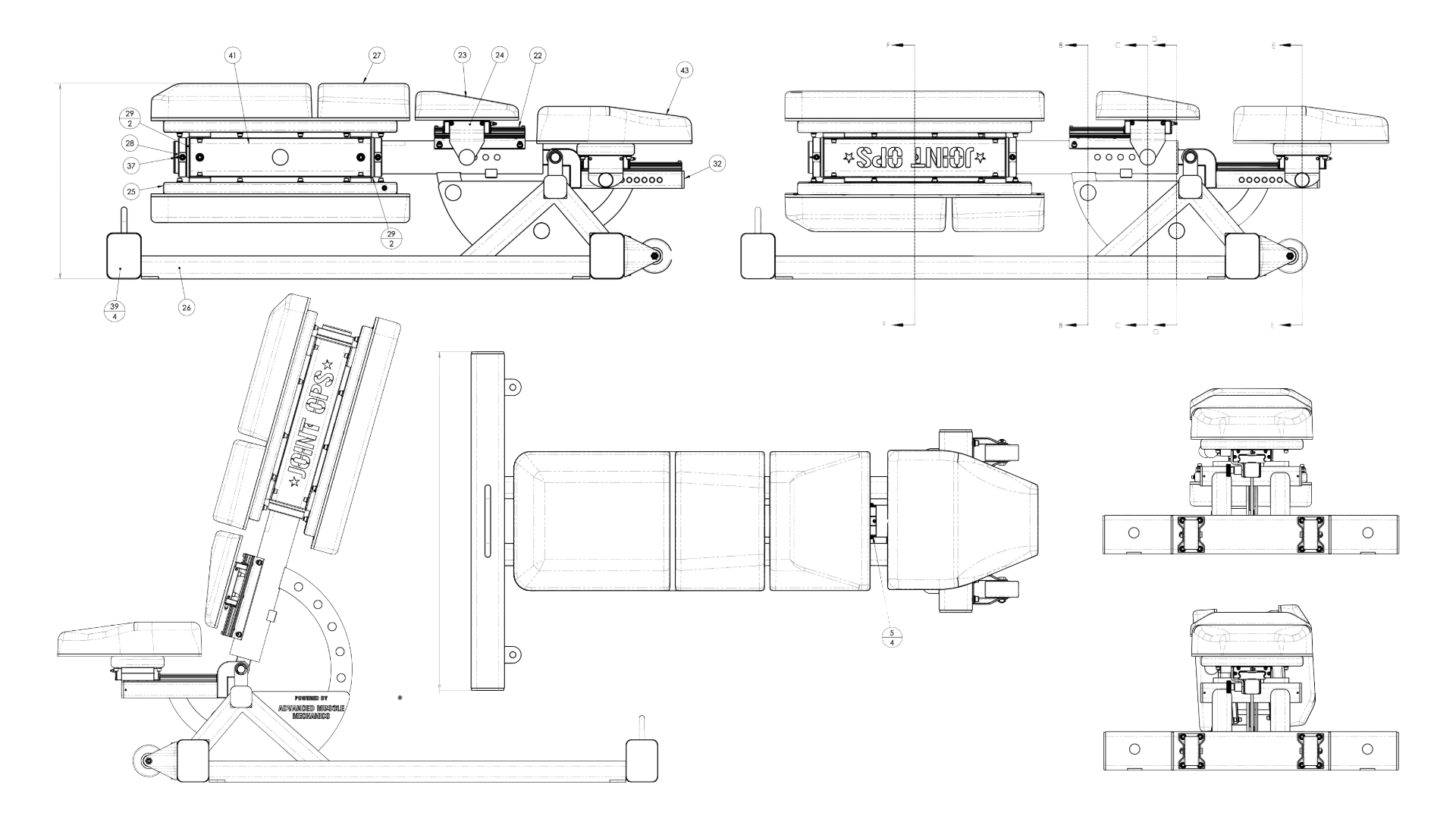 Joint Ops prototype and engineering drawing composite