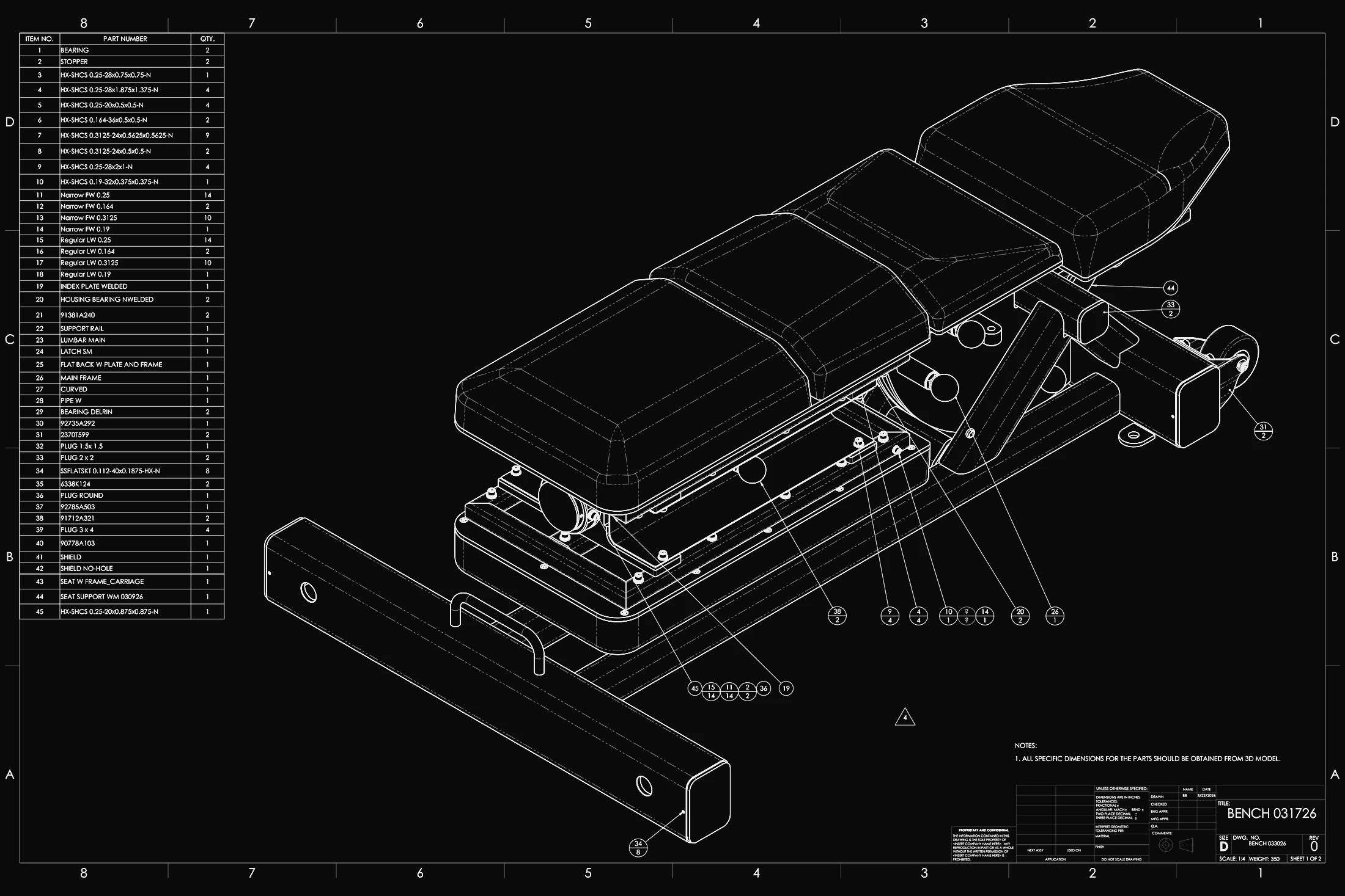 Joint Ops engineering drawing reference