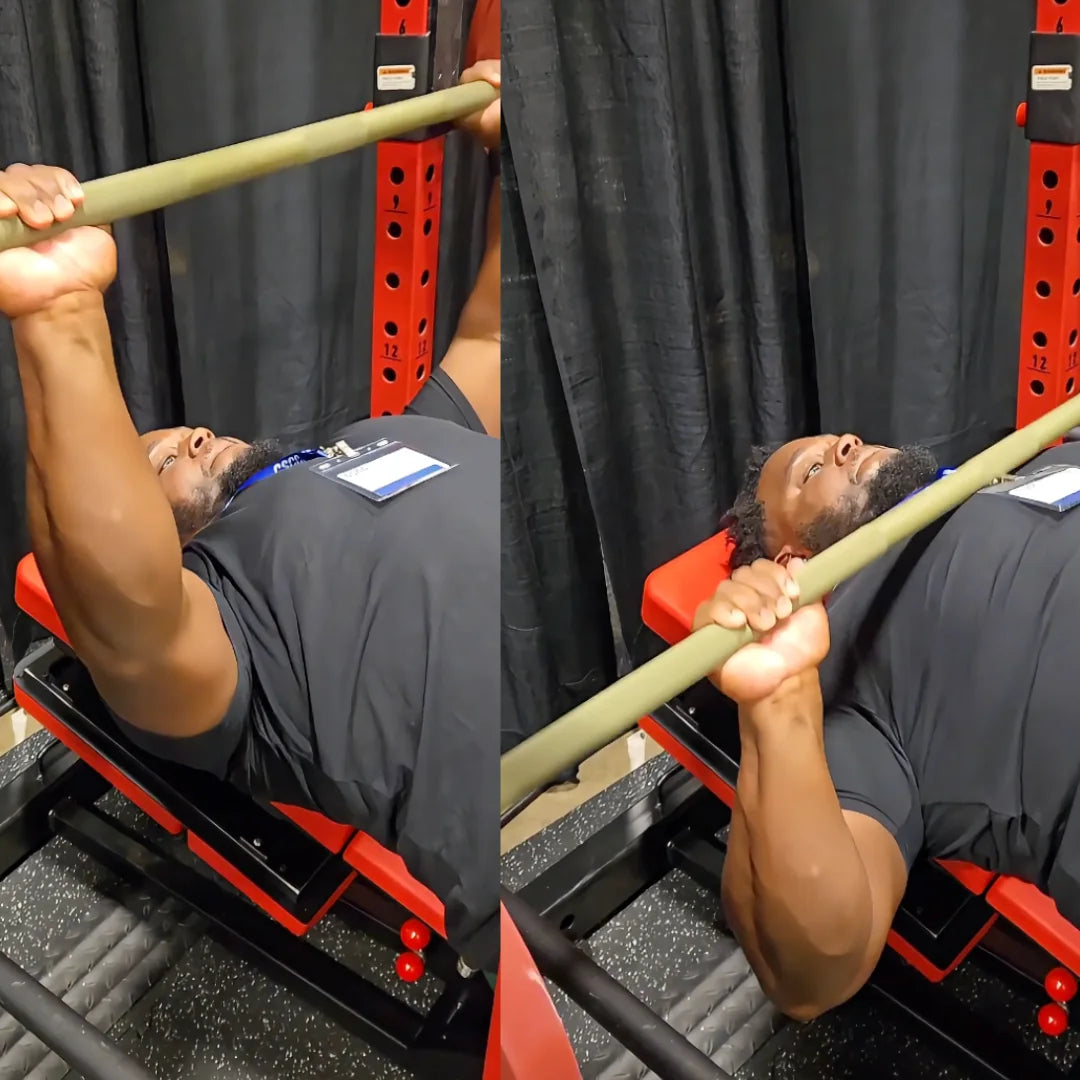 Side-by-side prototype demonstration of incline pressing on the performance and planar surfaces